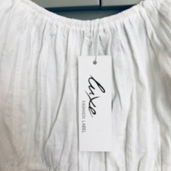 NWT Luxe Fashion Lable Charmeuse Top - Picture 8 of 8